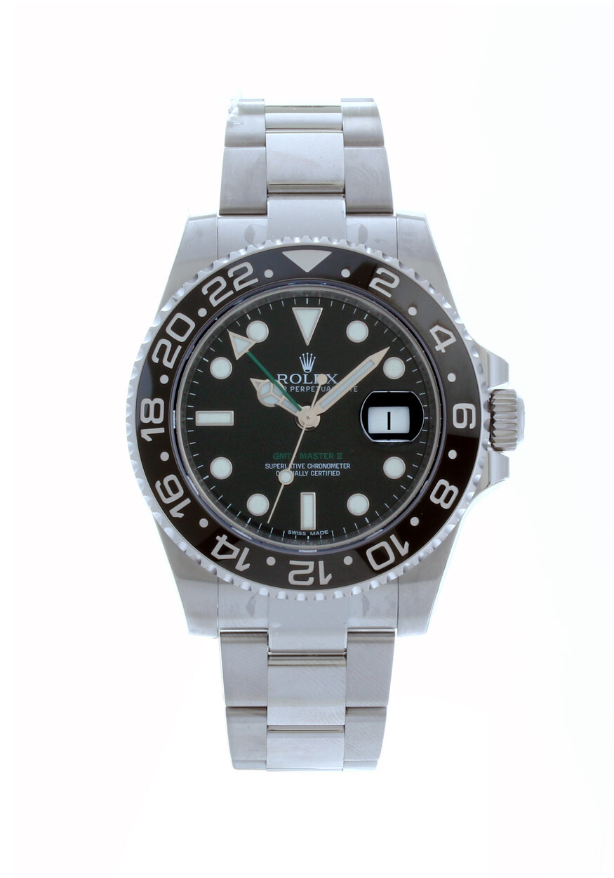 116710 Rolex GMT Master II Black/Steel Ø40 mm Price € 6.370