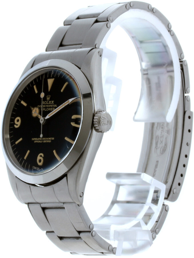 1016 Rolex Explorer I Gilt Dial Black 