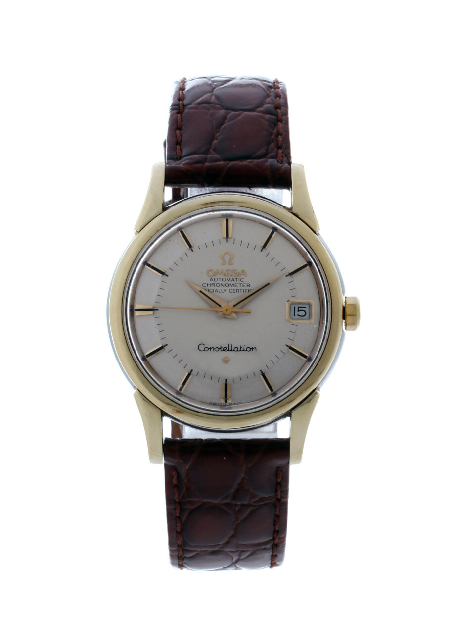 14393 Omega Constellation White/Leather Ã34,5 mm USED Price â¬ 860