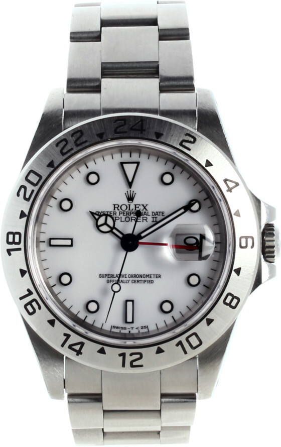 16570 Rolex Explorer II White/Steel Ø40 mm USED Price € 4.330