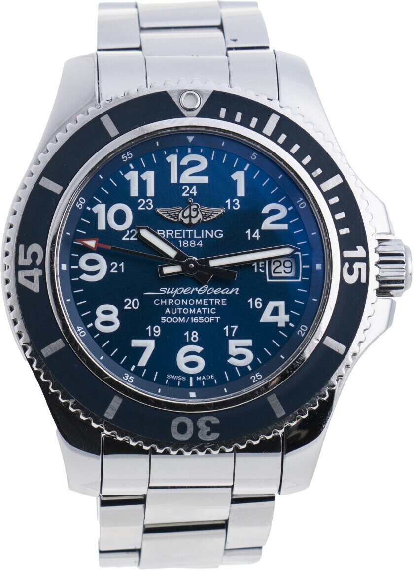 breitling superocean ii 42 blue
