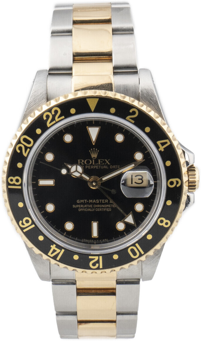 16713 Rolex GMT-Master II Black/Steel 