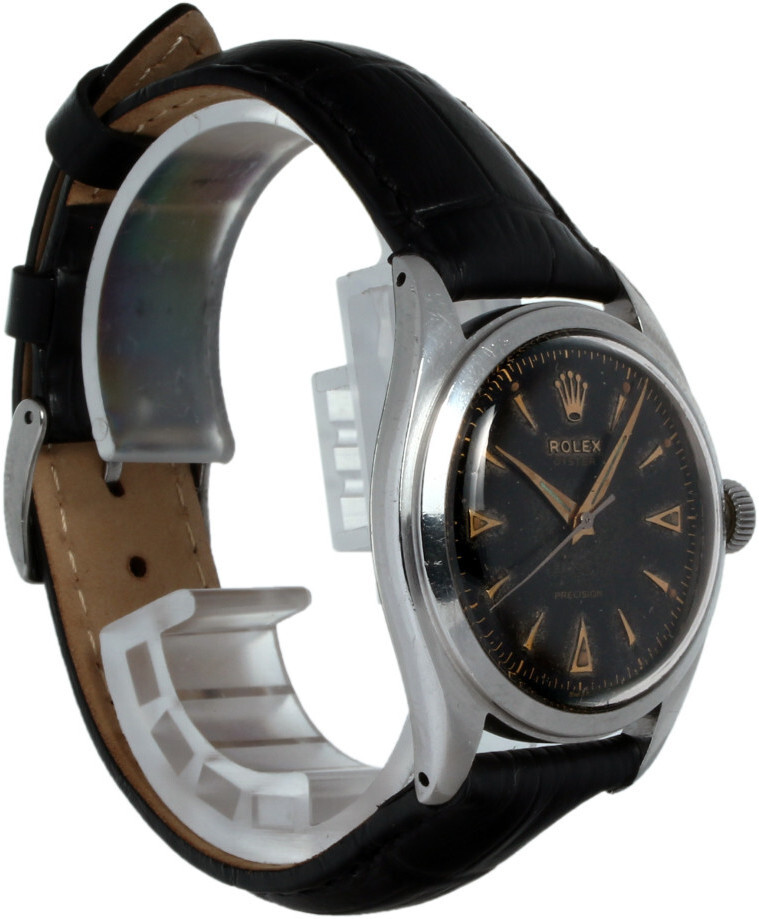 6024 Rolex Oyster Black/Leather Ø36 mm USED Price € 1.500