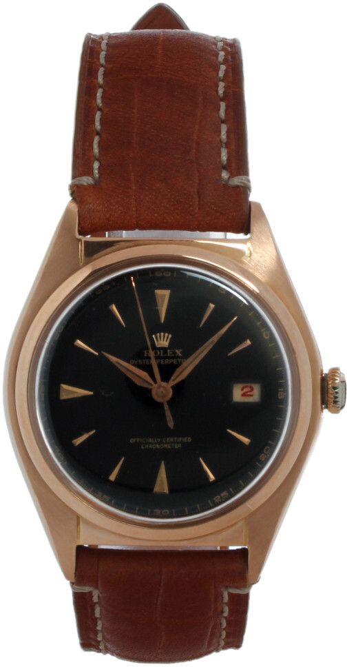5030 Rolex Oyster Perpetual Black/Leather Ø36 mm USED € 4.300