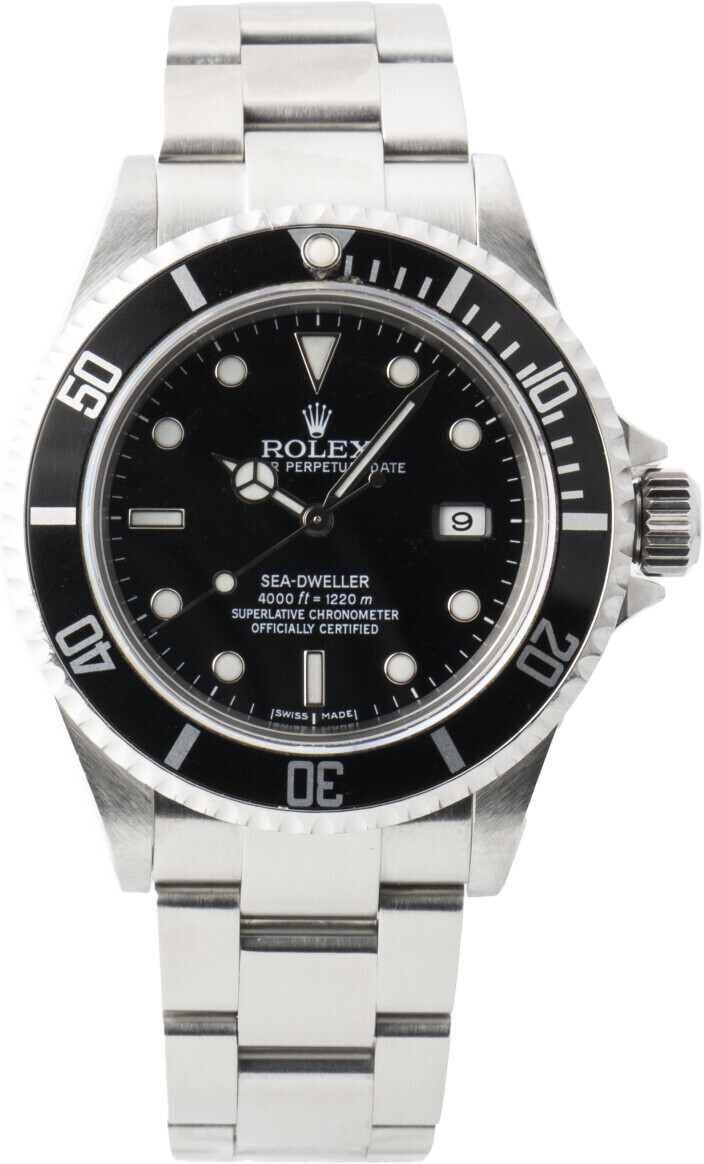 16600 Rolex Sea-Dweller Black/Steel Ø40 mm USED Price € 12.800