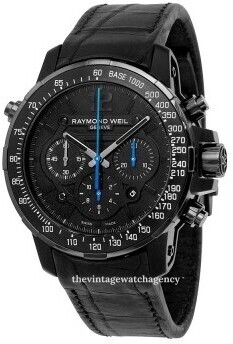 7810 BSF 05207 Raymond Weil Nabucco Black Leather O46 mm 4.130