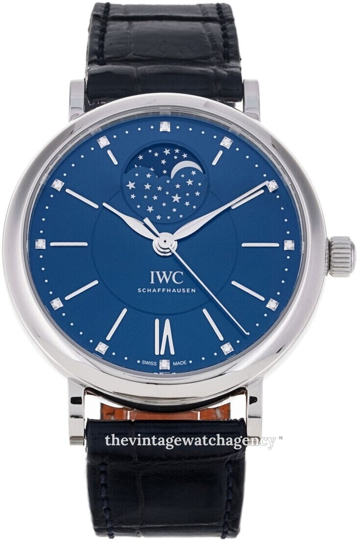 IW459006 IWC Portofino Blue Leather O37 mm USED Price 8.330