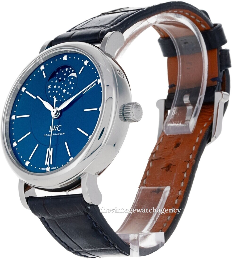 IW459006 IWC Portofino Blue Leather O37 mm USED Price 8.330