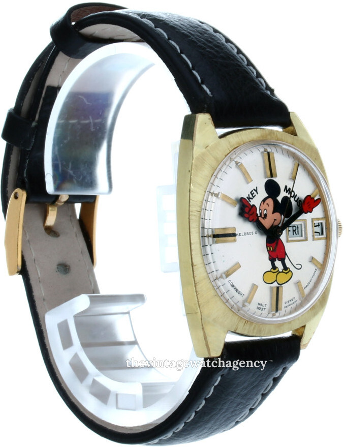 Helbros mickey mouse watch on sale