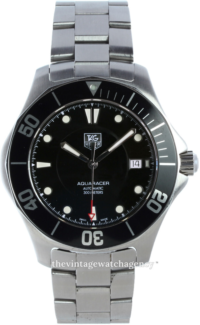 WAB2010 TAG Heuer Aquaracer Black Steel O41 mm USED Price 1.060