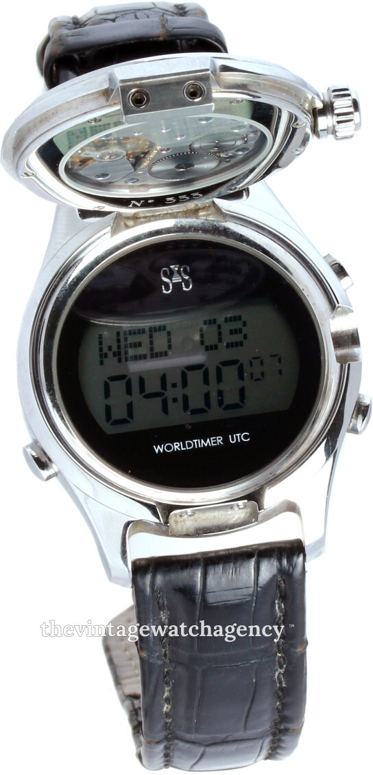 Digital cheap utc watch