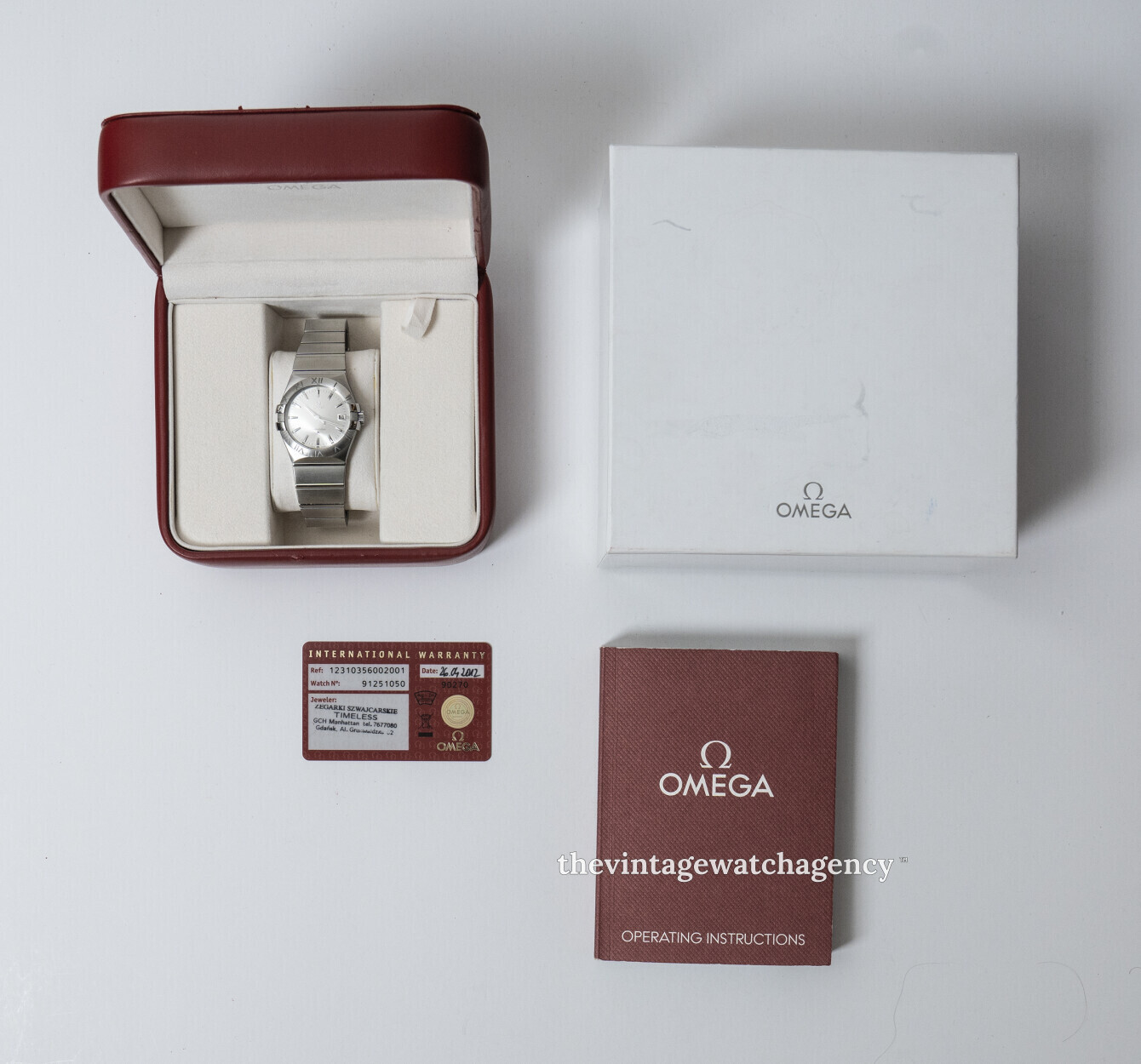 123.10.35.60.02.001 Omega Constellation Quartz 35mm USED 2.190