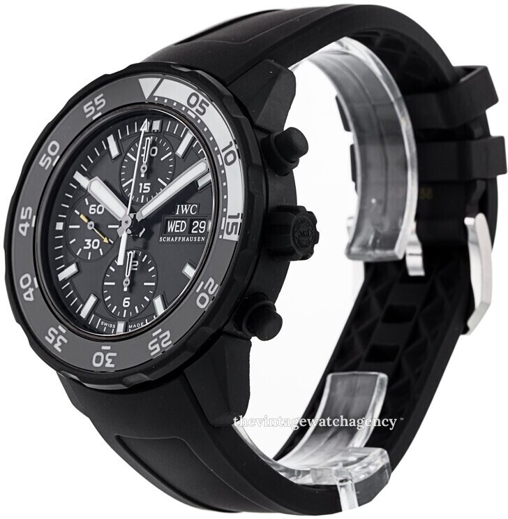 IW376705 IWC Aquatimer Galapagos Black Rubber 44 mm USED 3.750